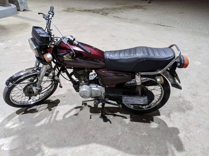 honda cg 125 red color 1