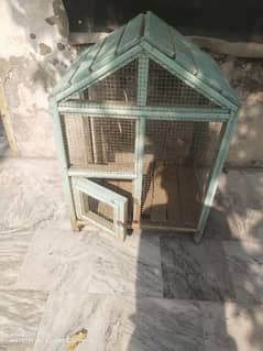 Wooden cage hen cage parrots cage Pinjara