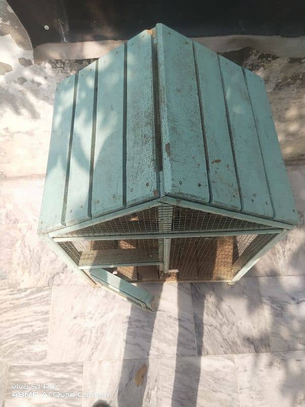 Wooden cage hen cage parrots cage Pinjara 1