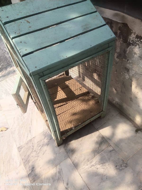 Wooden cage hen cage parrots cage Pinjara 3