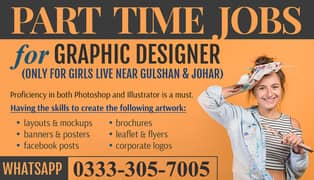 Part Time Jobs for Female Graphic Designer