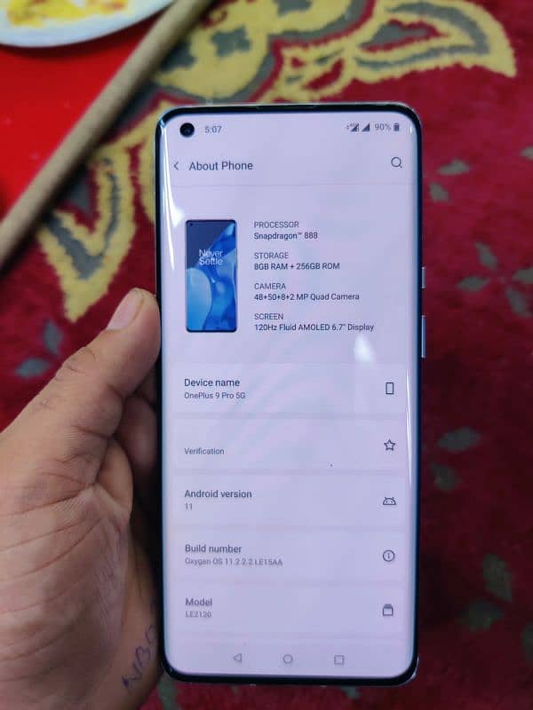 Oneplus 9 pro 8/256 dual sim Pta Approved 3