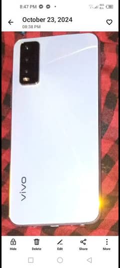 vivo y20 in good condition 03193670747 whatspp