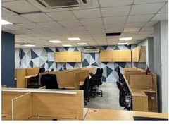 Area 2500 Square Feet Fully Furnished Corporate Office Near MM Alam Road Gulberg Lahore Original Pics