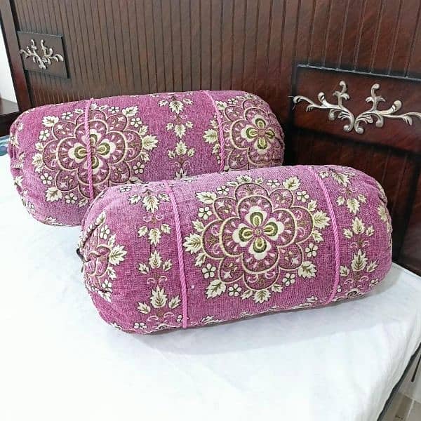 2 piece Embossed pillow covers 1