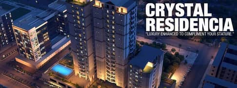 Prime Location GULSHAN-E-IQBAL APPARTMENT For Sale In The Perfect Location Of CRYSTAL RESIDENCIA