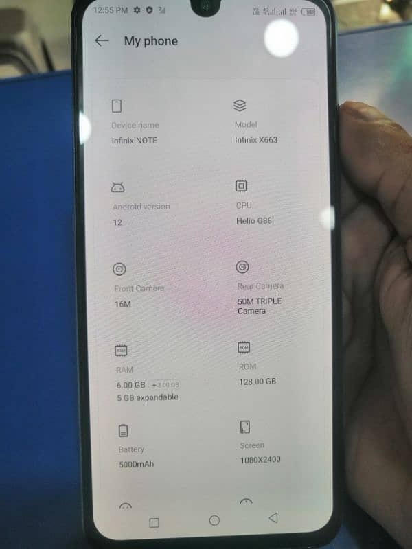 infinix note 12 5