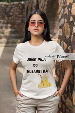 Juice pila do musambi ka T-shirt