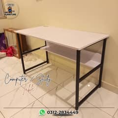 Computer Table | Study Table with Bookshelf | Office Desk