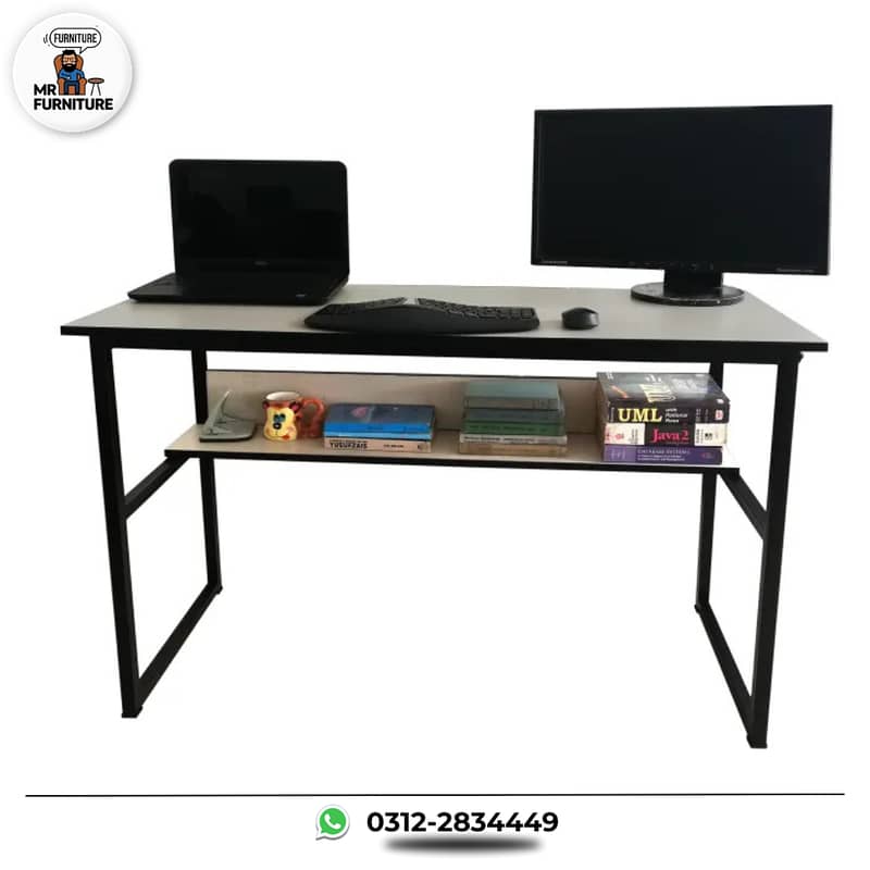 Computer Desk with Bookshelf for Home/Office 8