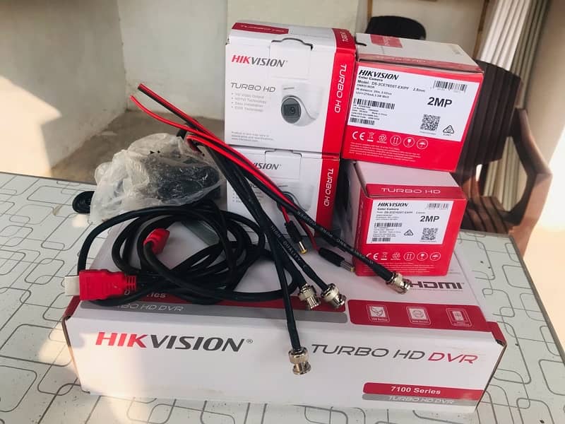 Hikvision 2mp 4 camera setup 1