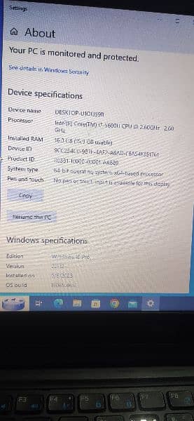 dell laptop for sale. 5th generation 3