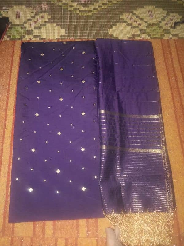 Ladies Suits Banarsi Unstitched 0