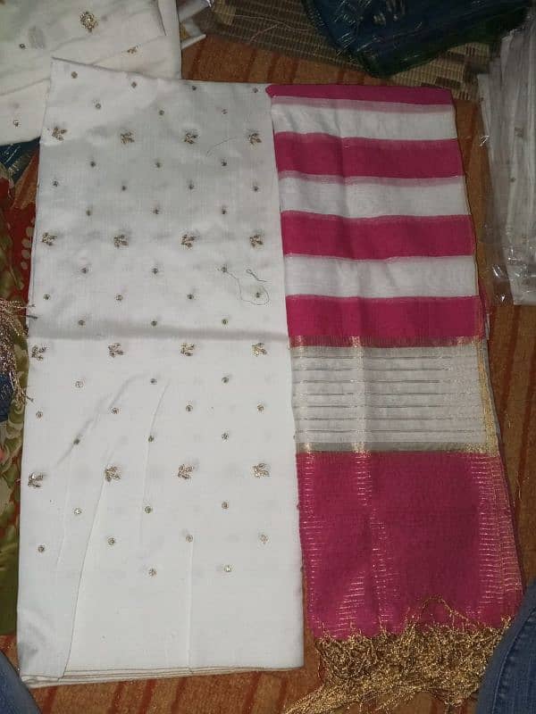 Ladies Suits Banarsi Unstitched 4