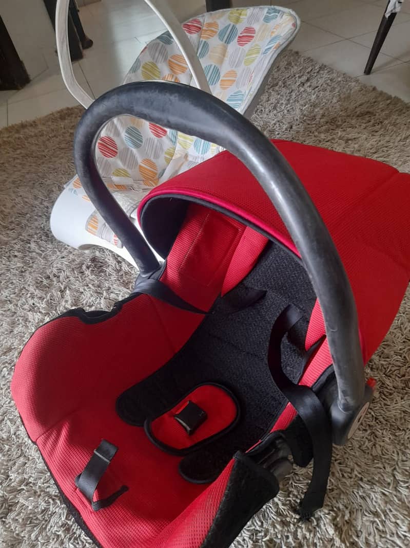 Baby Bouncer+Carry Cot+Travel Cot 1