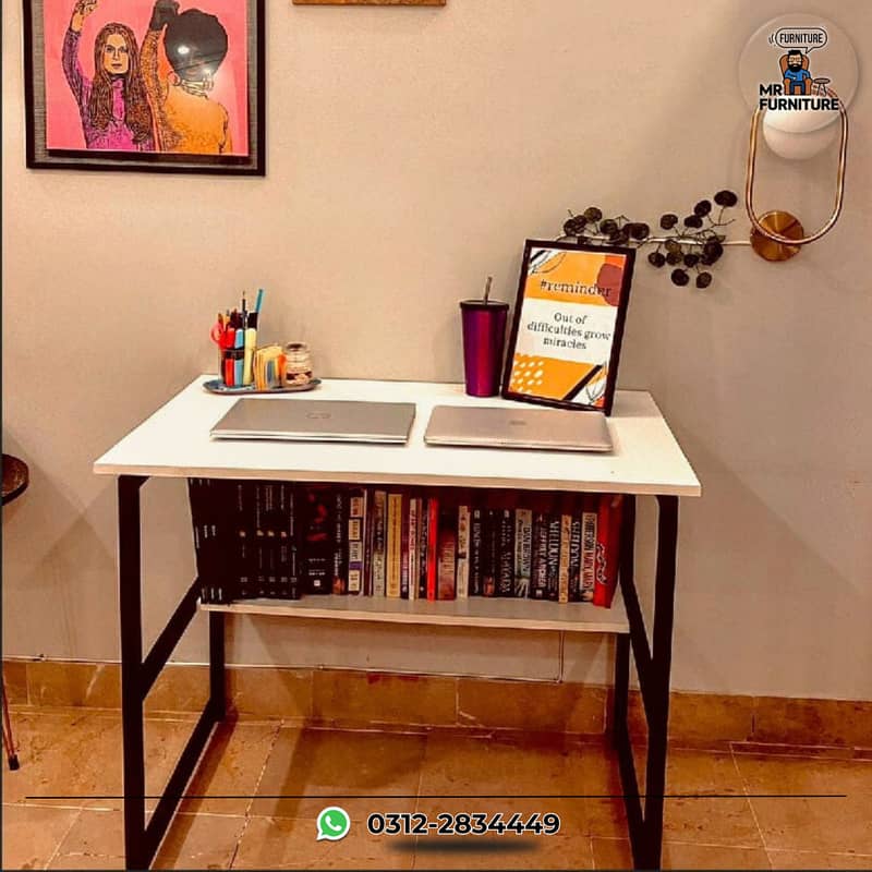 Office Desk | Computer Table | Study Table with Bookshelf 6