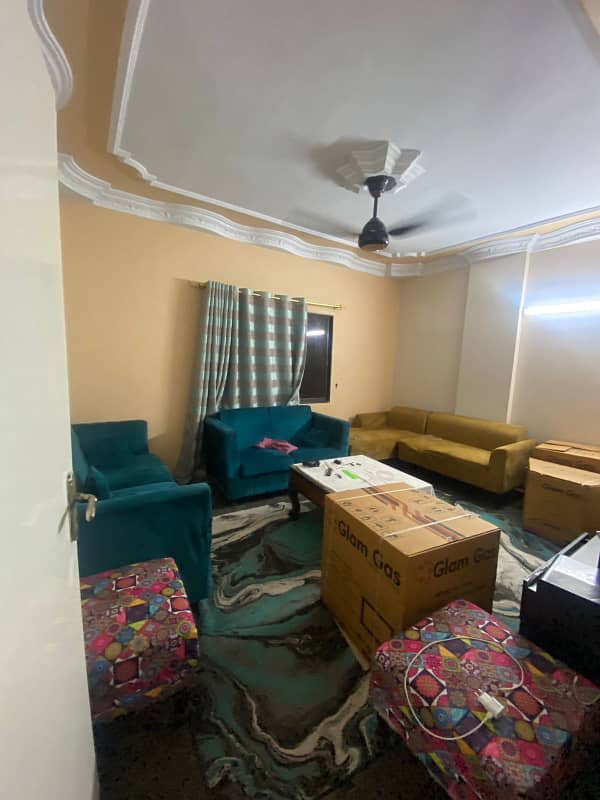 Well Maintained West Open Flat On Excellent Location For Sale at Gulshan e Iqbal Block 11 5