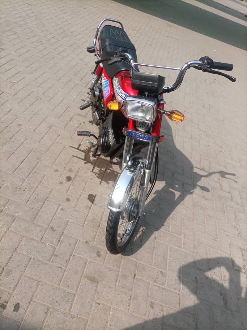 crown ev bike lathum batry ha aik dfa charge ma 85 klumater chlty ha 1