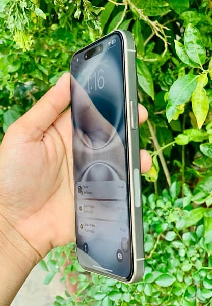 Iphone 15 Pro Max 256gb Natural Titanium Fu 10/10 Lush LLA Non Pta 6