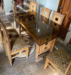 6 chair Dining table