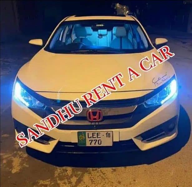 Rent a car Lahore Suzuki Wagon R Alto Toyota Corolla Honda Civic Prado 4