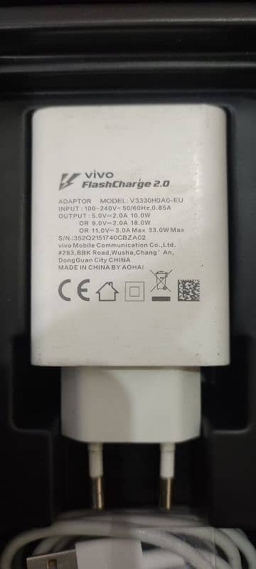 vivo v21e original charger 100% original box Wala 1