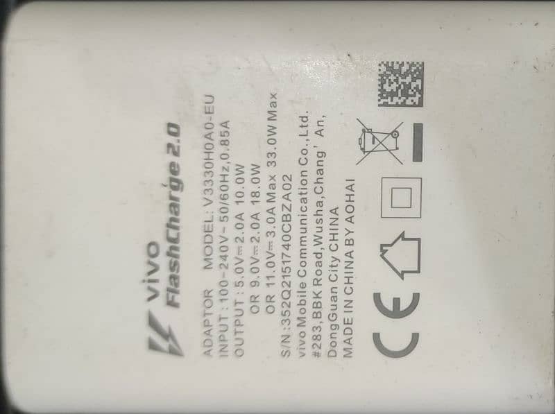 vivo v21e original charger 100% original box Wala 2