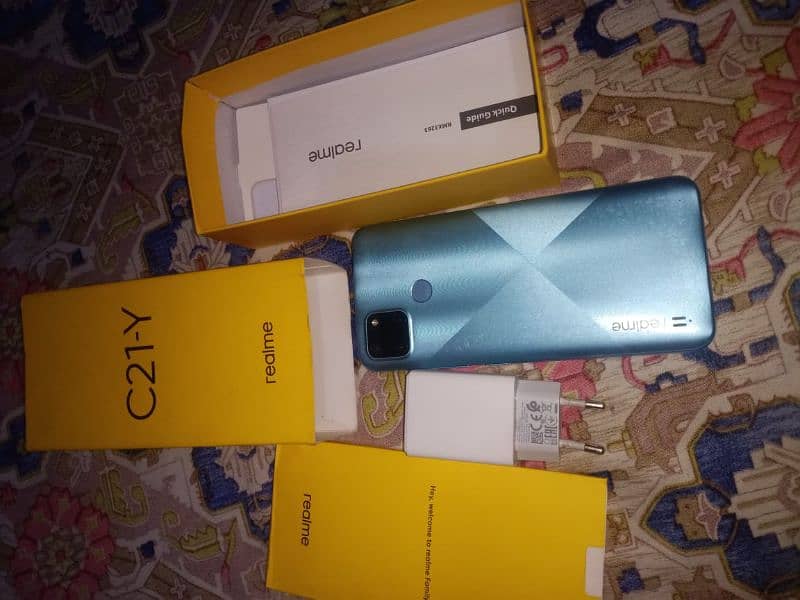 REALME C21Y 4/64GB ORIGINAL MOBILE. 03355666621 OFFICIAL PTA APPROVED. 4