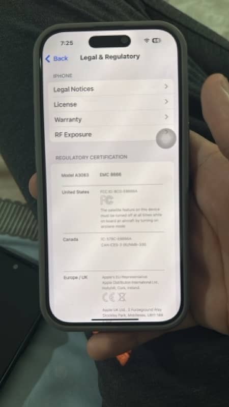 iPhone 16 pro factory unlock natural titanium 256gb LLA 3