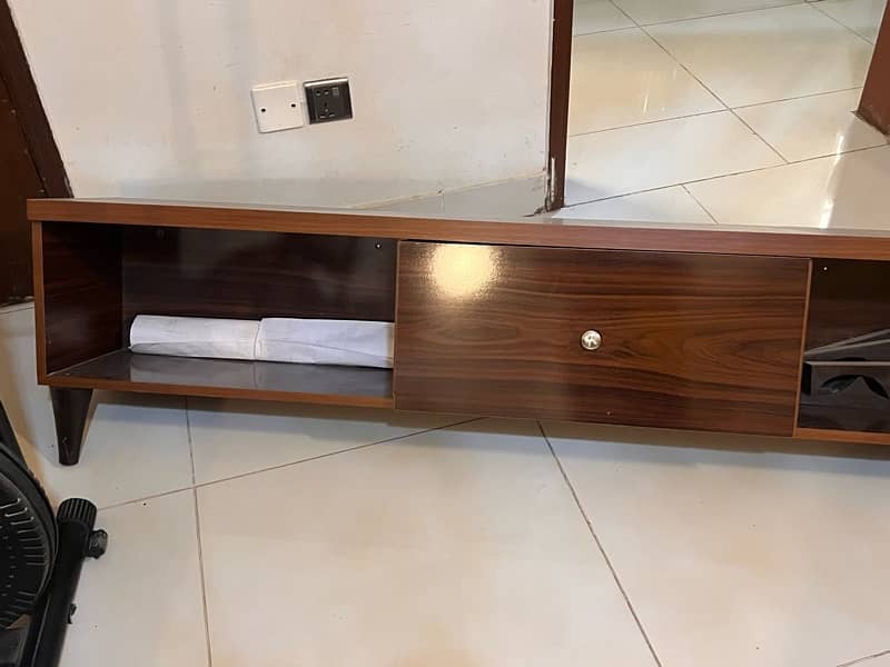 TV console for sale| New| pure wooden 6