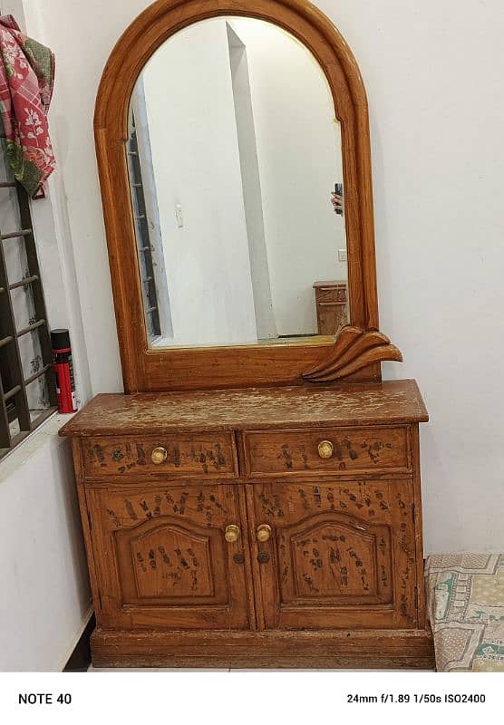 bed with dressing table 1