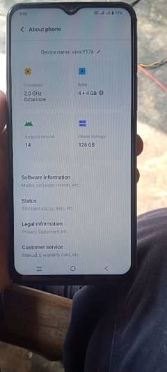 vivo y 17s urgent sale +92 344 9312322