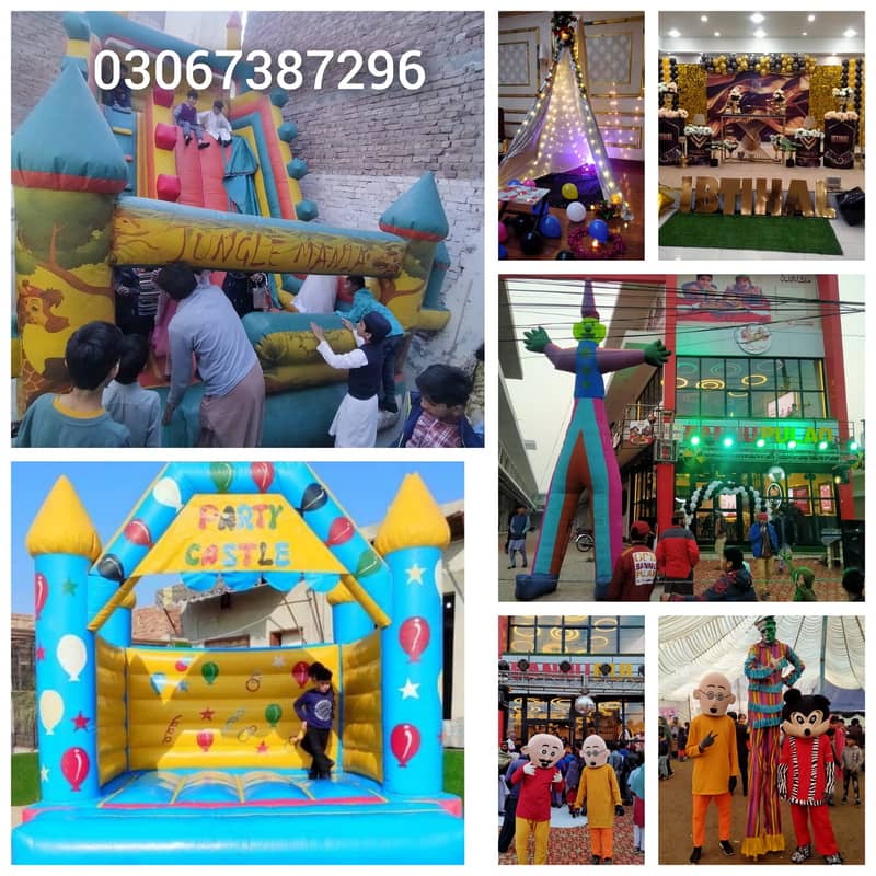 jumping castle /jumping slide / bouncing castle/birthday decoration 1