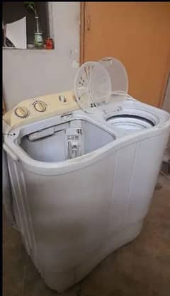 Haier 8 Kg Semi-Automatic Twin Tub Washing Machine (Model: HWM 80-100)