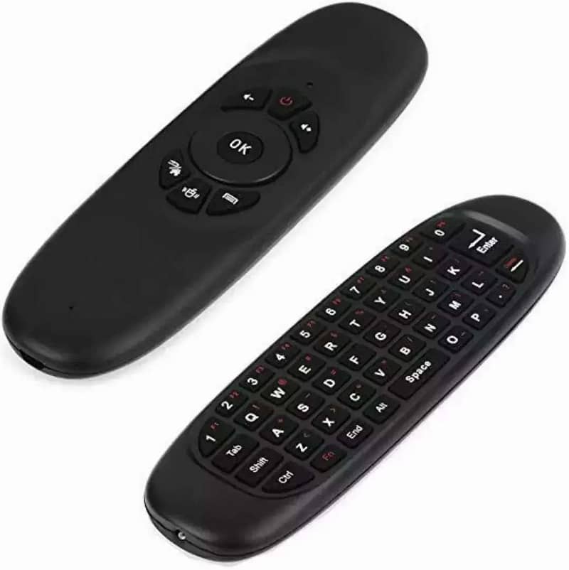 Air Remote Mouse C120 Keyboard RECHARGEABLE Motion Sensing LED TV PC 3