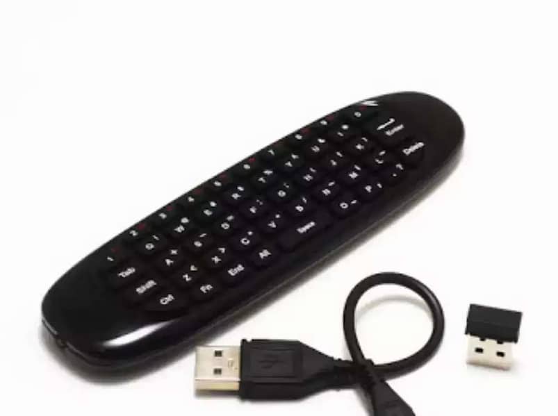 Air Remote Mouse C120 Keyboard RECHARGEABLE Motion Sensing LED TV PC 9