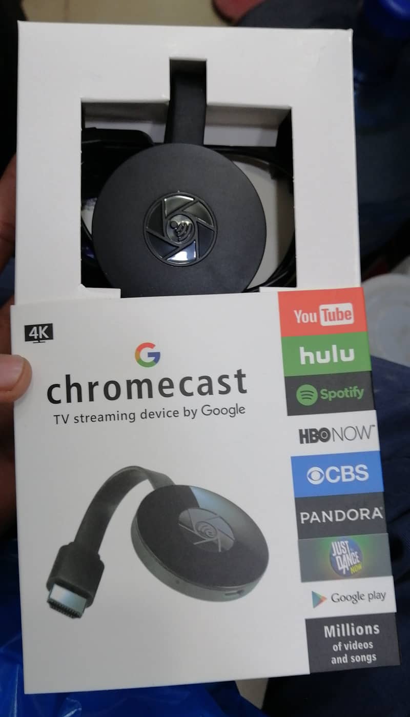 Chromecast 4k Mobile PC Screen Mirroring Dongle Chrome Cast Brand New 4