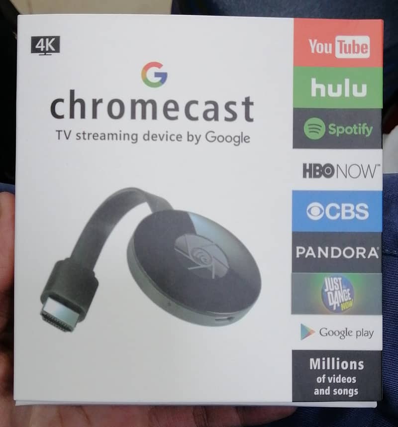 Chromecast 4k Mobile PC Screen Mirroring Dongle Chrome Cast Brand New 5