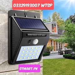 Solar Light Motion led pole gate lamp DC price in Pakistan