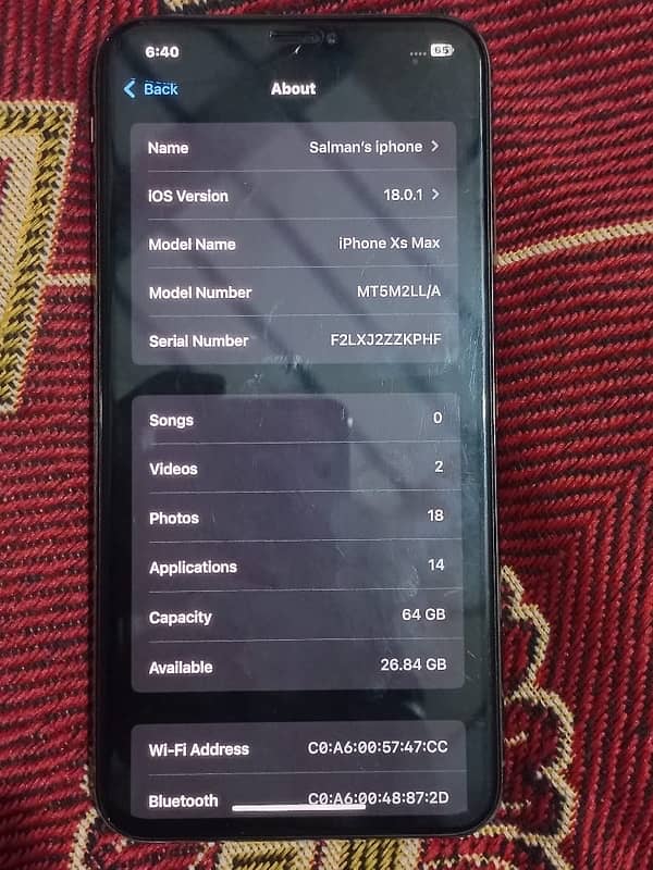 iphone xs max for sale 64 gb 9