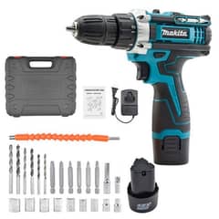 12v lithium battery drill machine with kit