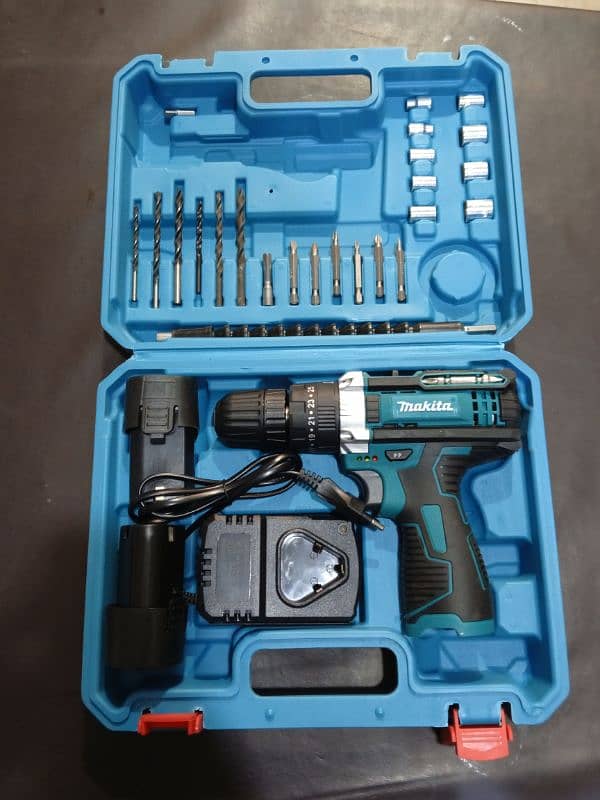 12v lithium battery drill machine with kit 1