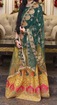 lahenga choli with designer dupatta contact this num 03343221557