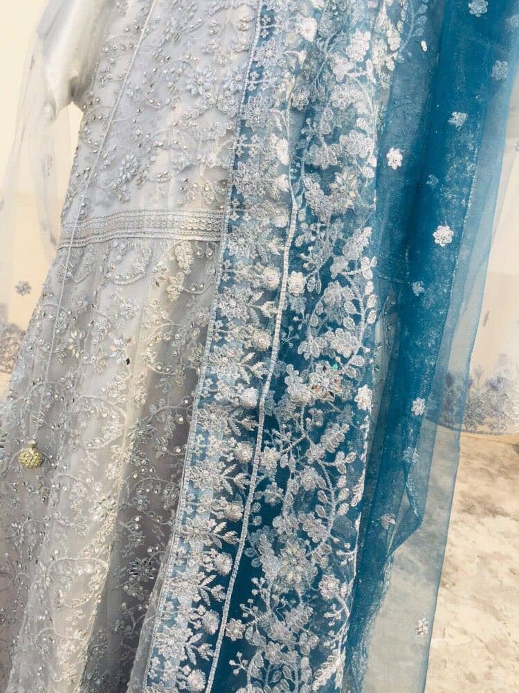 fancy Maxi with dupatta and trouser 3