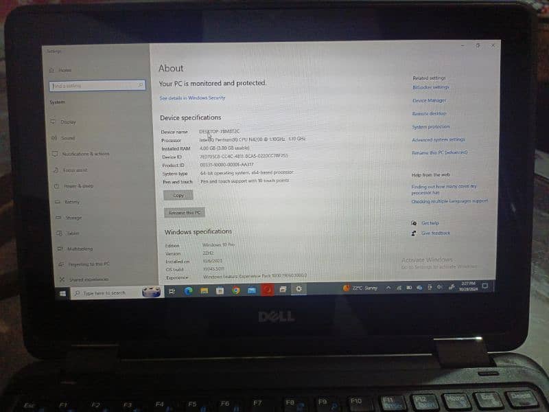 Dell  Touch Laptop For sell 2