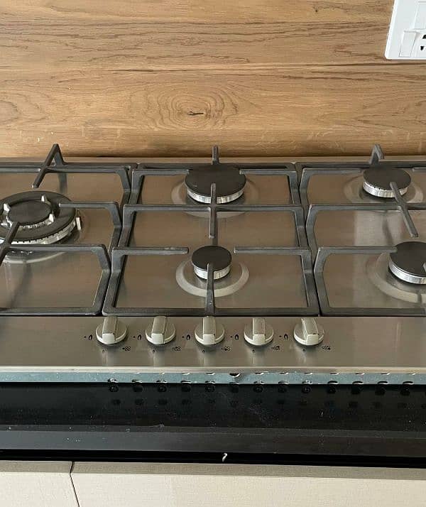 Haier Hob (imported) with 5 burners in stainless steel body 5