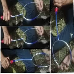 it's a best new racket for playing badminton company of hi-qua