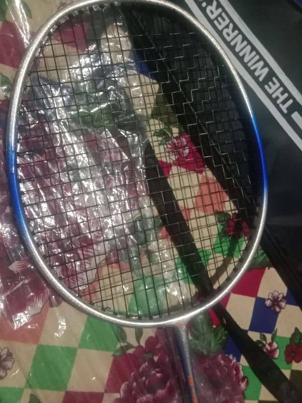 it's a best new racket for playing badminton company of hi-qua 3