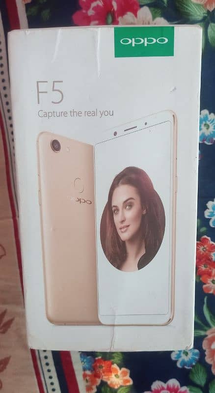 oppo f5 with box charger 2