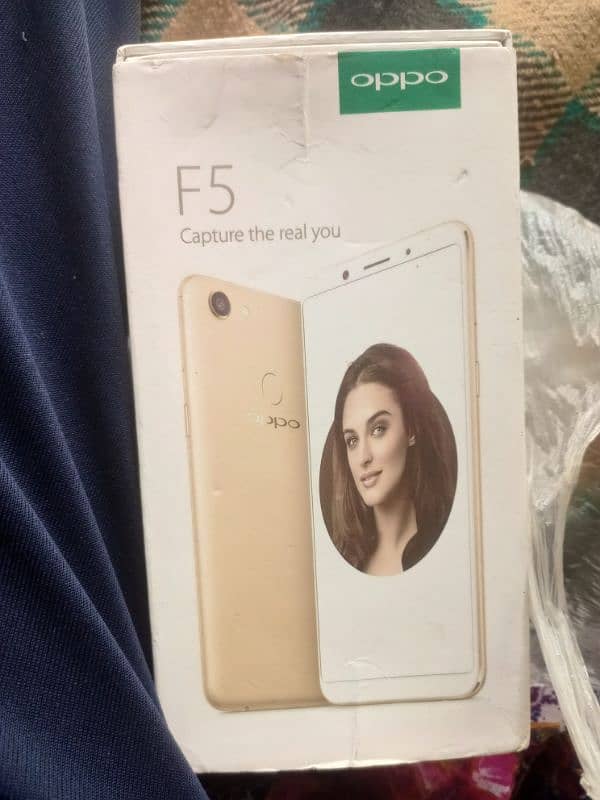 oppo f5 with box charger 6